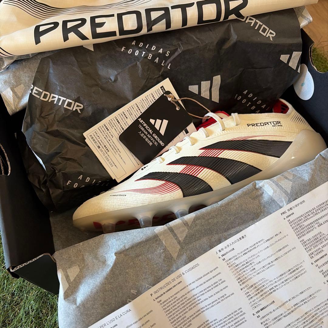 【美品】adidas Predator elite ag 26 ファーストカラー