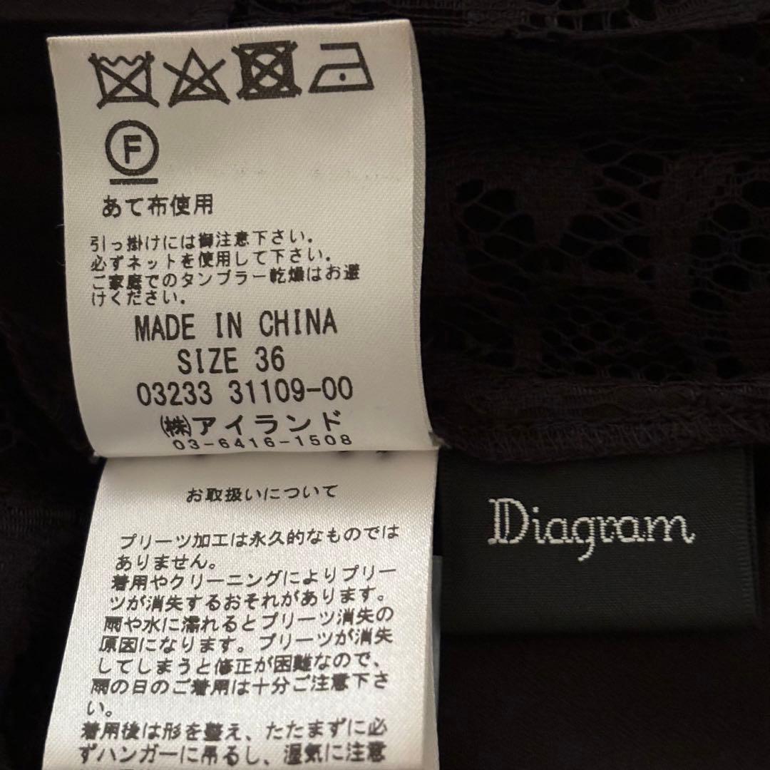 あこ　グレースコンチネンタル ダイアグラム 美品 レース切替