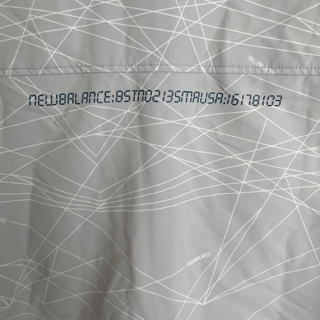 ニューバランスゴルフ ウィンドジャケット L グレー 薄手 ソフトシェル 撥水