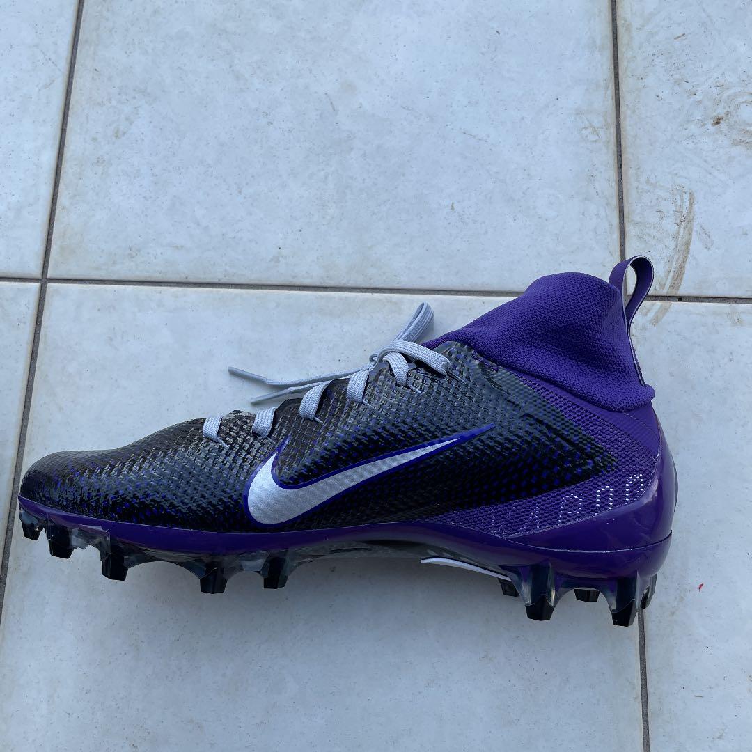 サッカー スパイク ナイキ 紫 ハイカット オーダーメイド 新品未使用