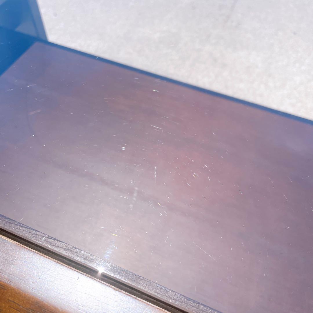 【送料込】maruni マルニ木工 レトロ ガラス天板 ローテーブル