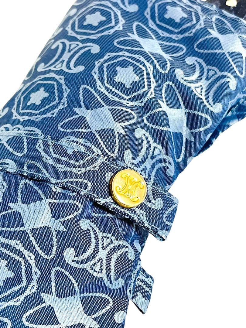 美品☆CELINE ／セリーヌ　折りたたみ傘　持ち運び　希少カラー