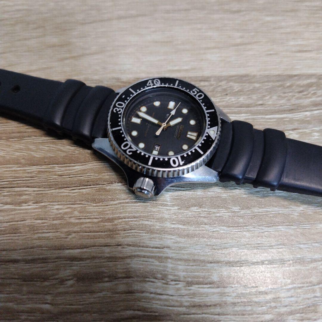 稼働 セイコー ダイバーズ 2625-0010 黒　ボーイズ 腕時計