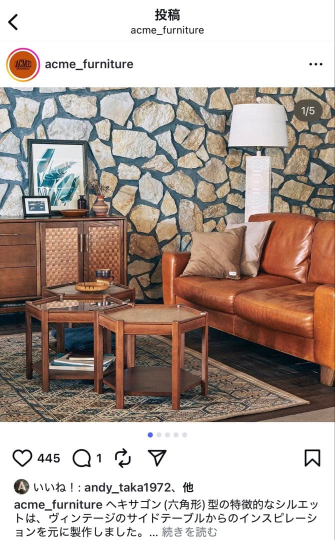 植物アート フレーム付き アクメファニチャー acme furniture