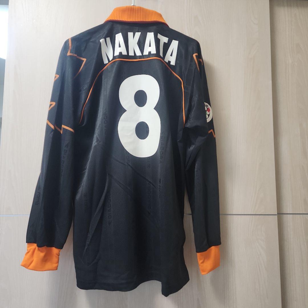 ASローマ 1999-2000 中田英寿 長袖サードユニ 新品未使用タグ付