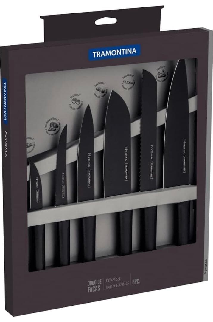 完全新品　TRAMONTINAトラモンティーナ ニグマ ナイフ6本セット