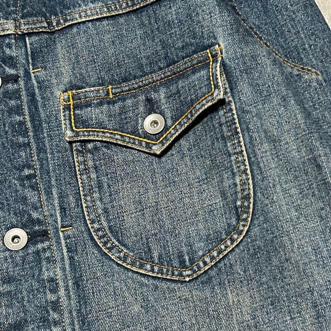 希少 美品 廃盤品 オールドユニクロ デニムジャケット 1st 大戦モデル XL