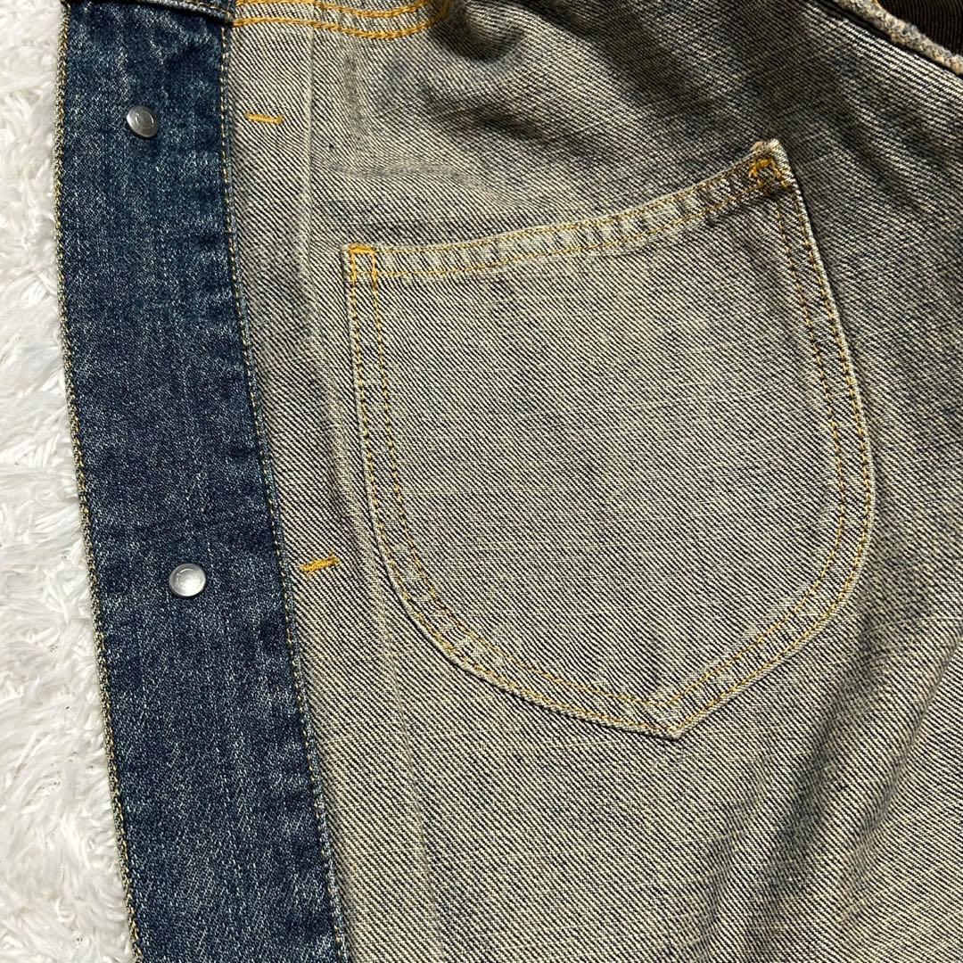 希少 美品 廃盤品 オールドユニクロ デニムジャケット 1st 大戦モデル XL