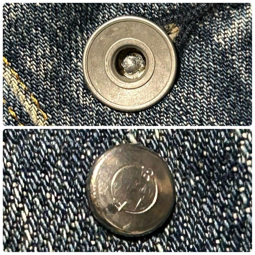 希少 美品 廃盤品 オールドユニクロ デニムジャケット 1st 大戦モデル XL