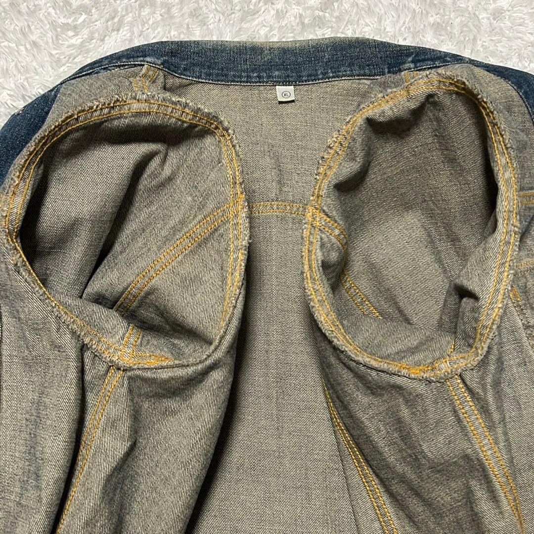 希少 美品 廃盤品 オールドユニクロ デニムジャケット 1st 大戦モデル XL