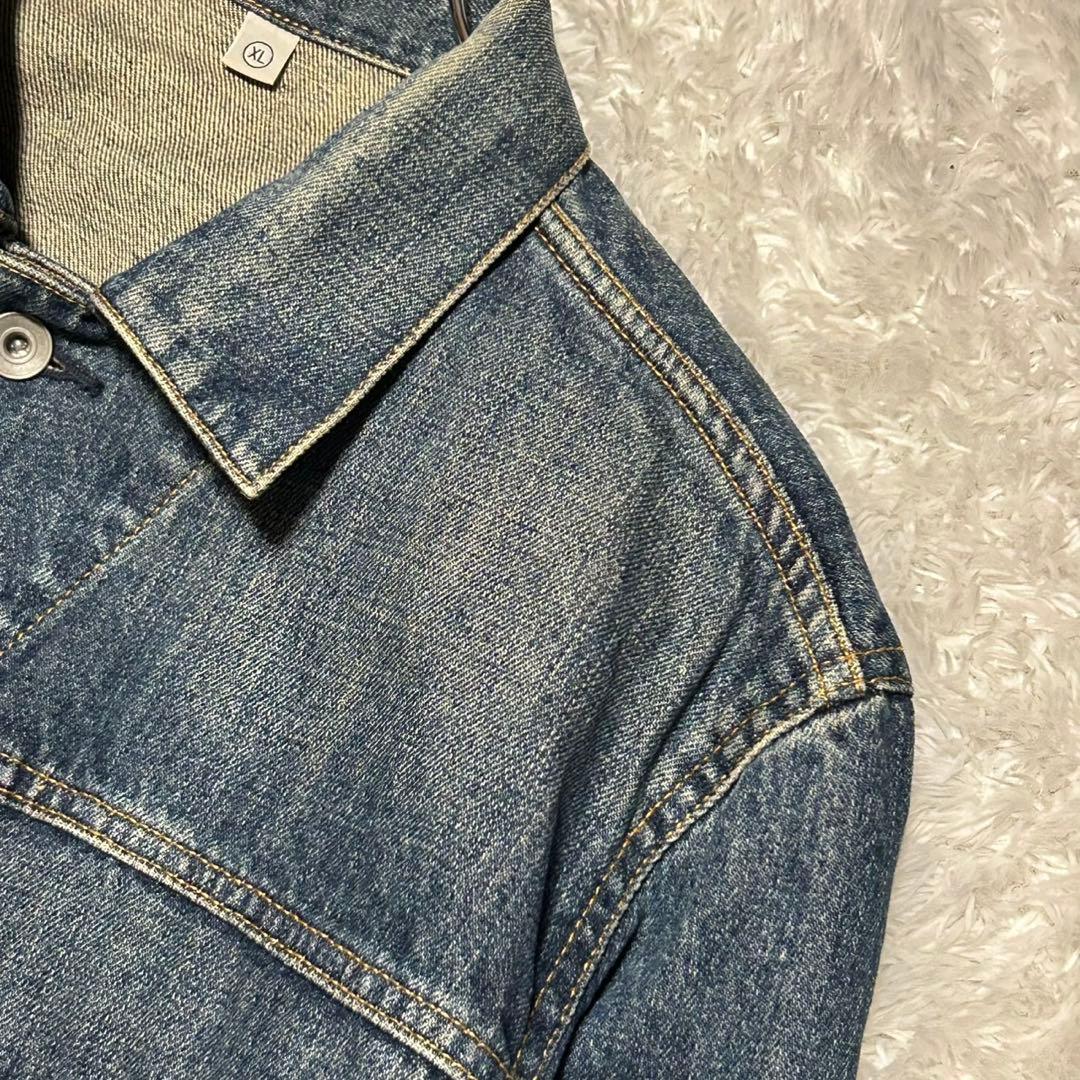 希少 美品 廃盤品 オールドユニクロ デニムジャケット 1st 大戦モデル XL