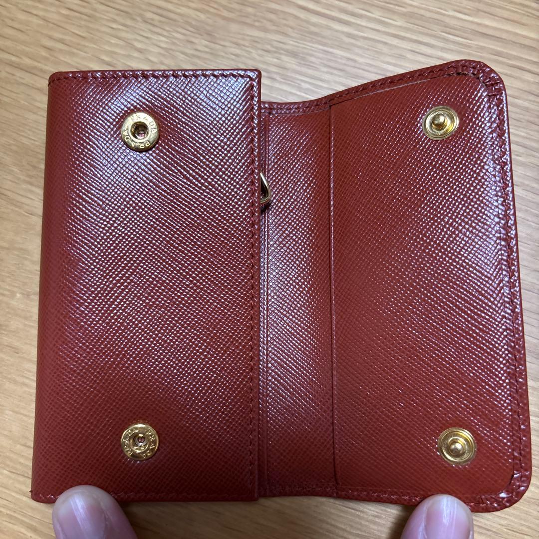 【未使用】プラダ PRADA サファイアーノ メタル　キーケース　6連