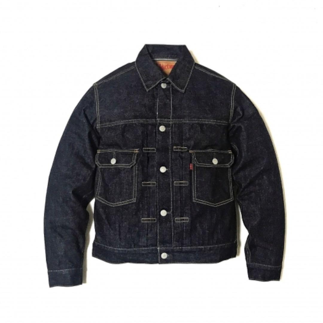 【新品】ヴィンテージスタイル、デニムジャケット38 & デニムパンツセット34