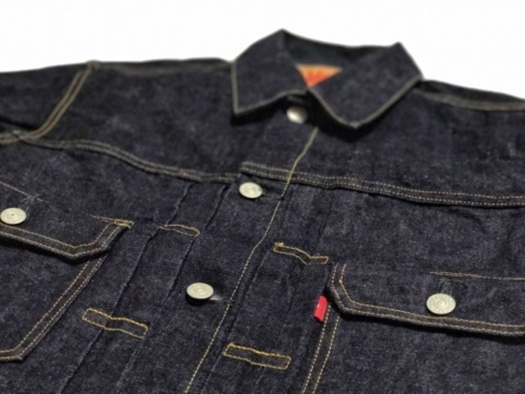 【新品】ヴィンテージスタイル、デニムジャケット38 & デニムパンツセット34