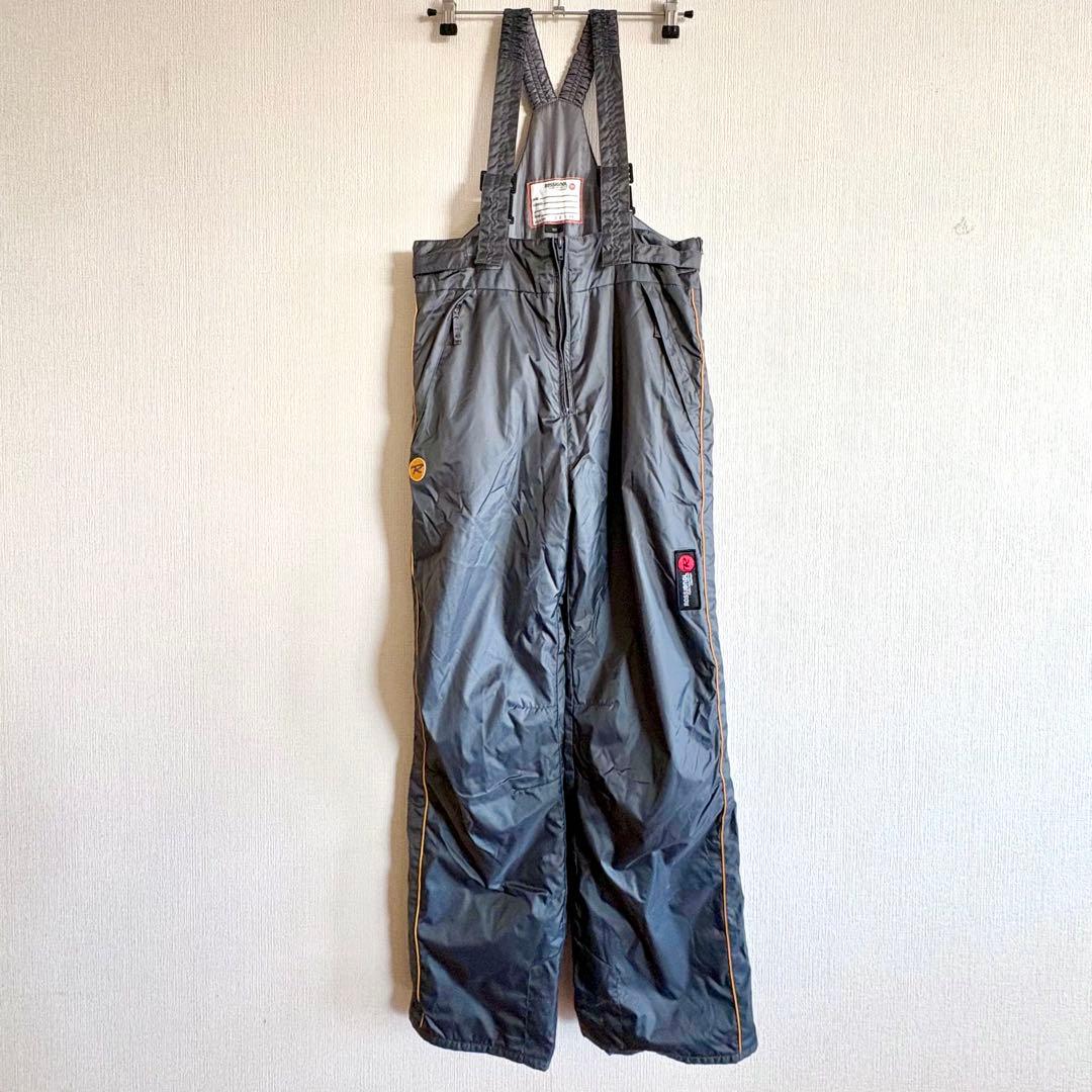 160 ジュニア　ロシニョール　スキー　上下　イエロー　グレー　スノーウェア