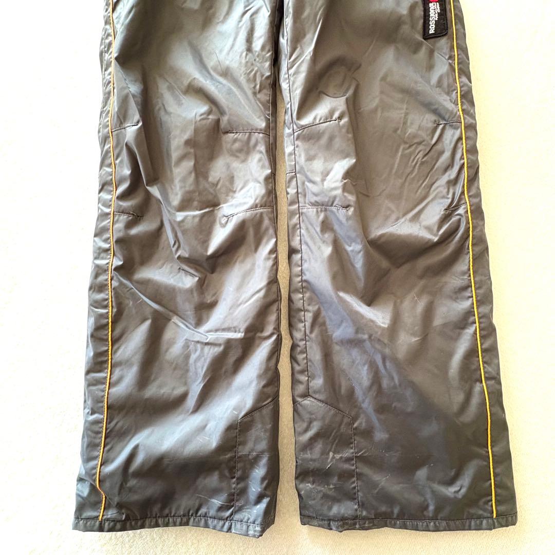 160 ジュニア　ロシニョール　スキー　上下　イエロー　グレー　スノーウェア