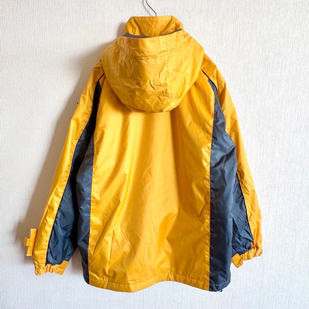 160 ジュニア　ロシニョール　スキー　上下　イエロー　グレー　スノーウェア