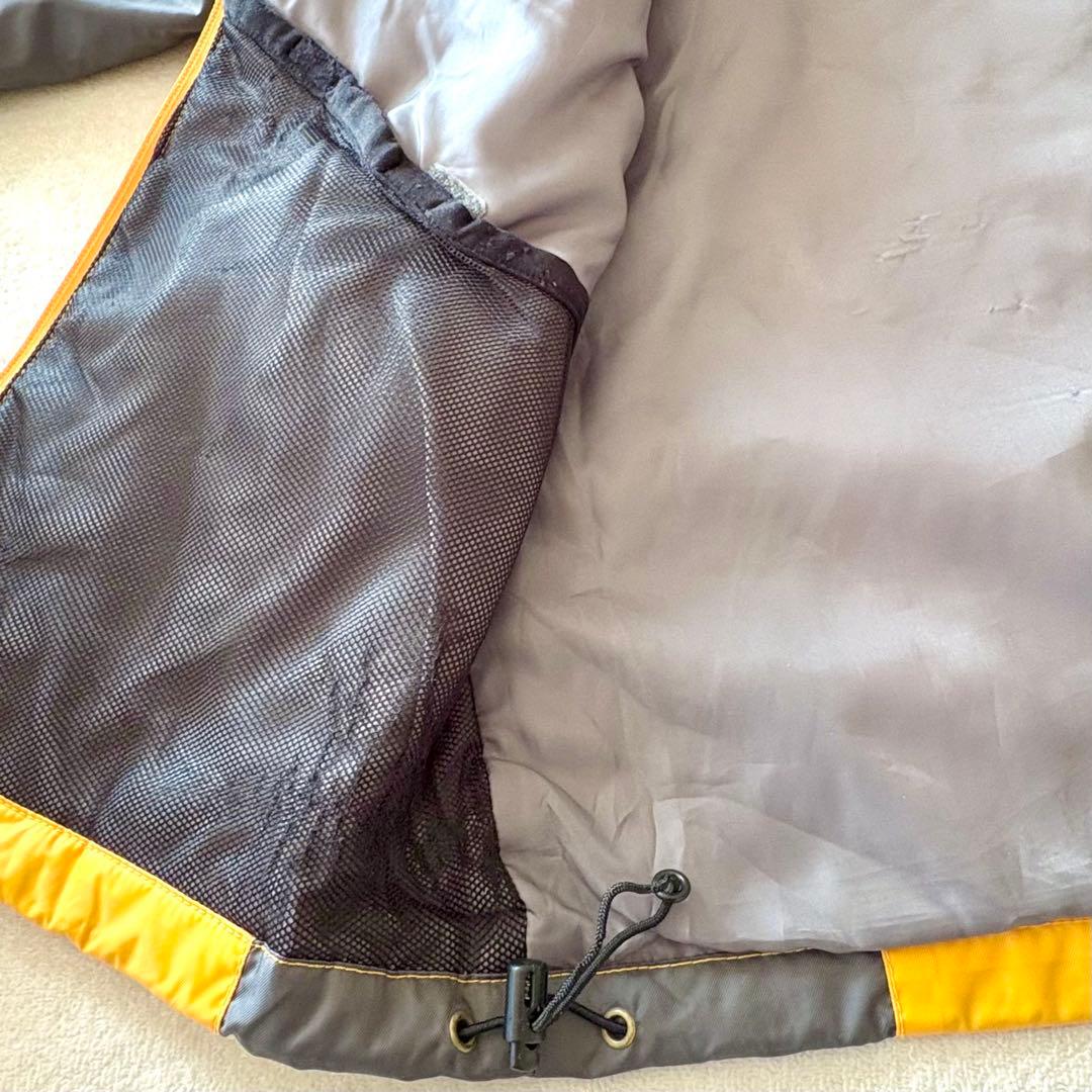 160 ジュニア　ロシニョール　スキー　上下　イエロー　グレー　スノーウェア