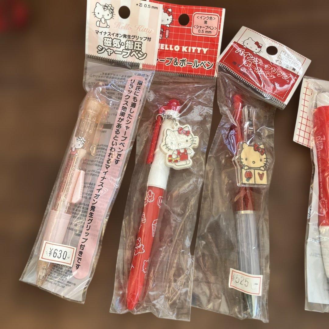 ハローキティ　チャーム付き　 2000年代　ボールペン 5本セット