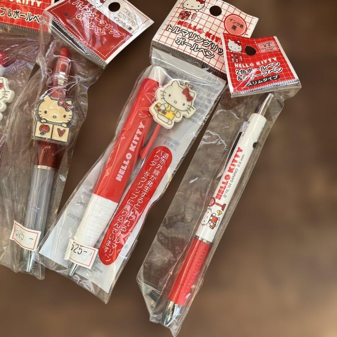 ハローキティ　チャーム付き　 2000年代　ボールペン 5本セット