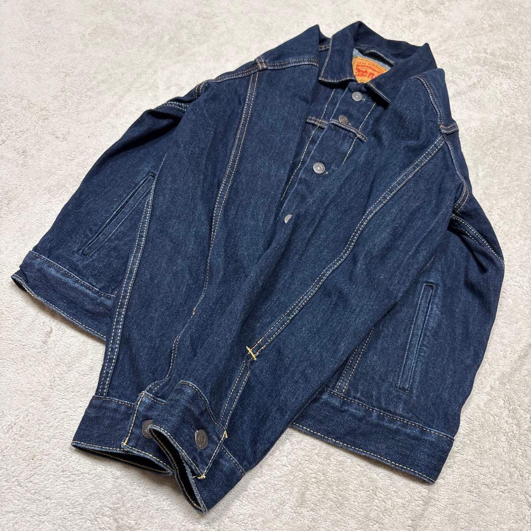 濃紺美品✨ M リーバイス 72334 デニムジャケット70506型 ポケ付き