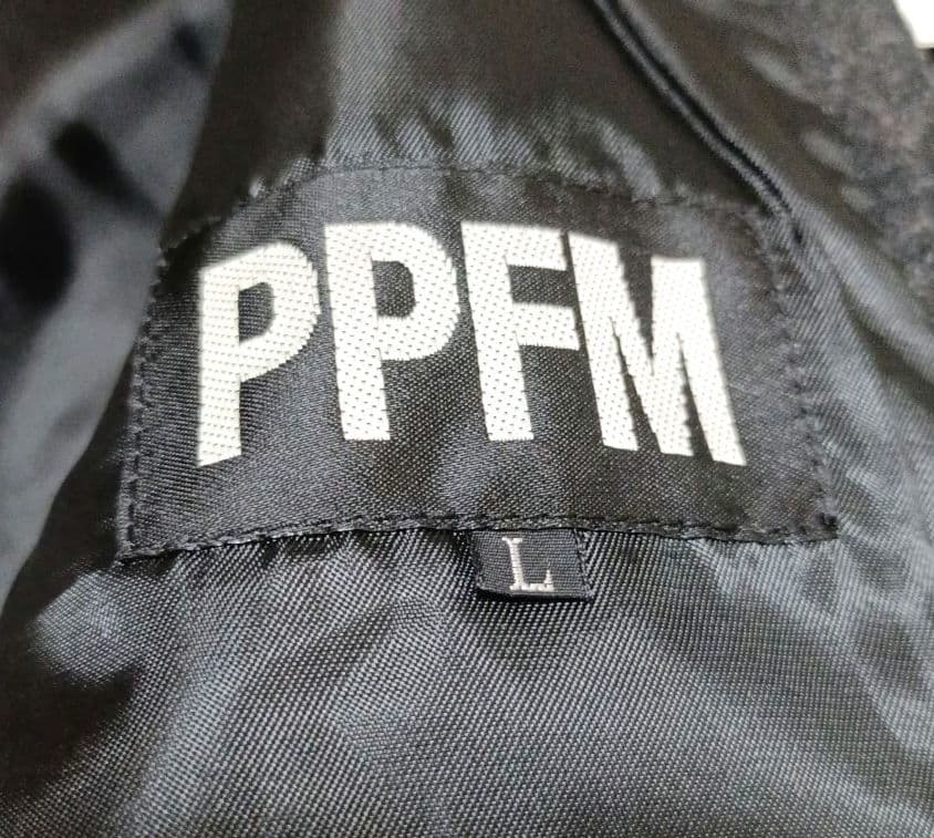 PPFMナポレオンジャケットLサイズ黒メンズ銀ボタン秋冬アウター