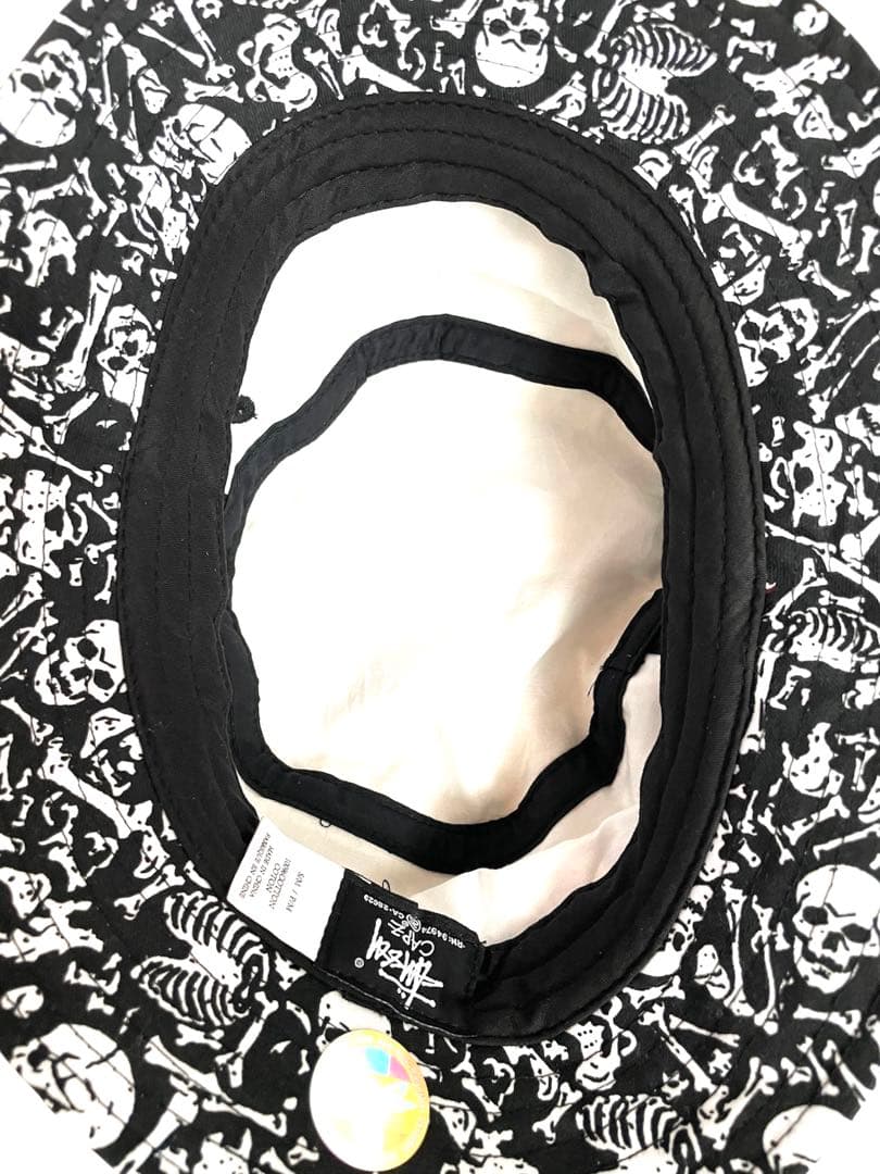 Stussy Vintage Bones Bucket Hat スカル ハット