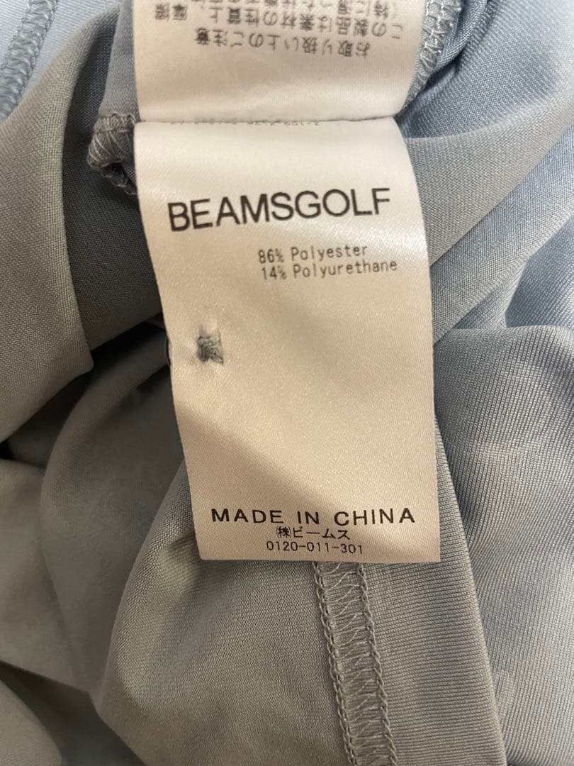 美品 ゴルフウェア BEAMS GOLF グレー ポロシャツ