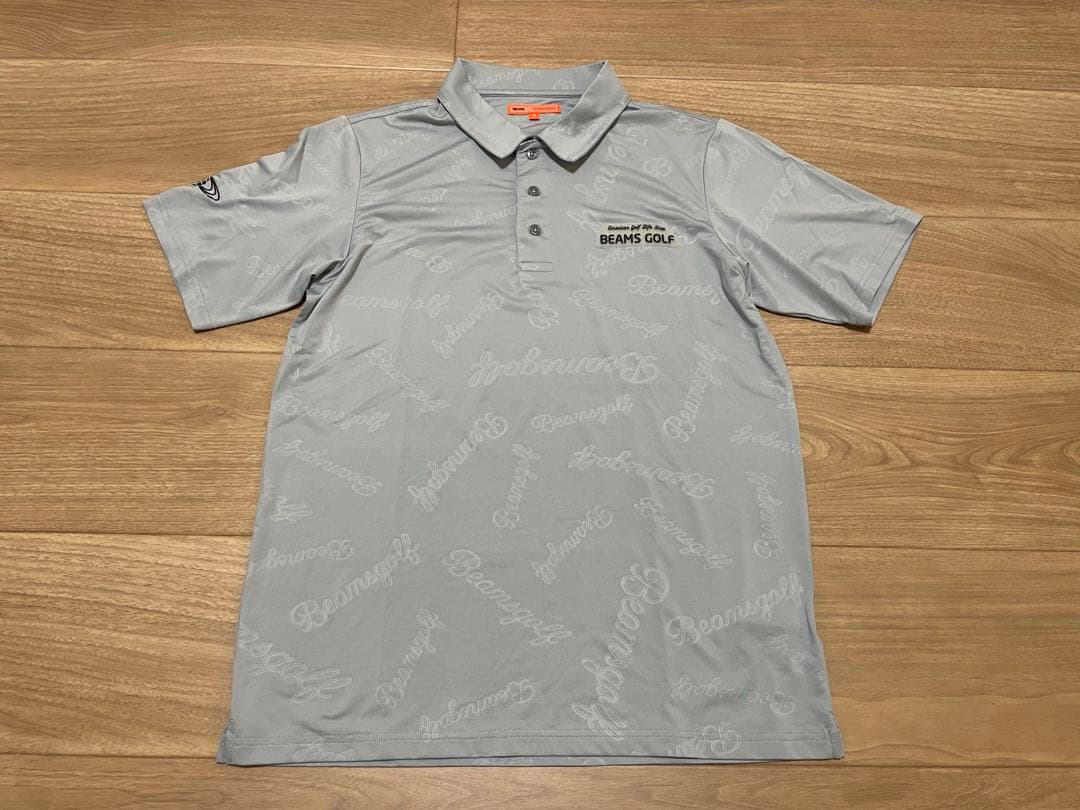 美品 ゴルフウェア BEAMS GOLF グレー ポロシャツ