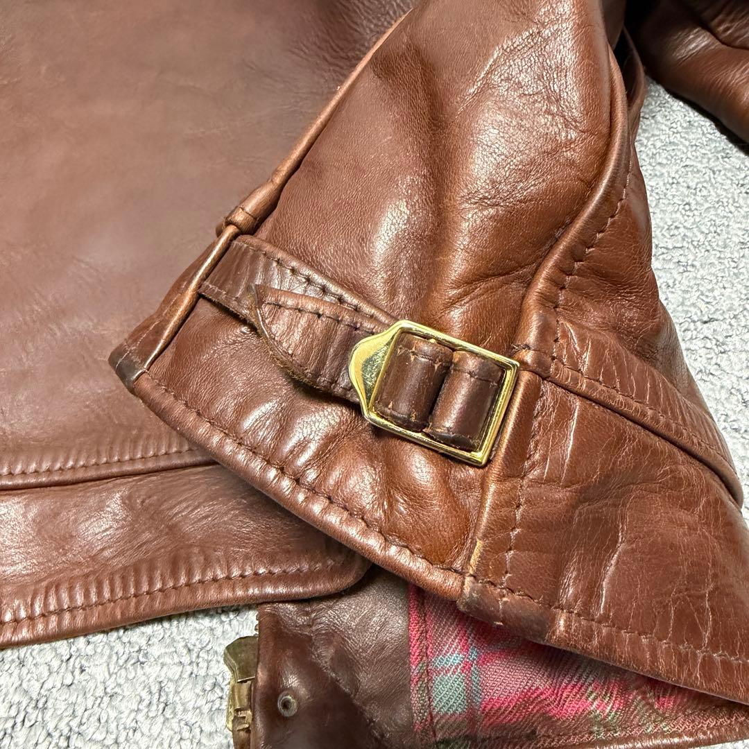 エアロレザー ハイウェイマン プレミア 本革 馬革 レザー ジャケット カスタム