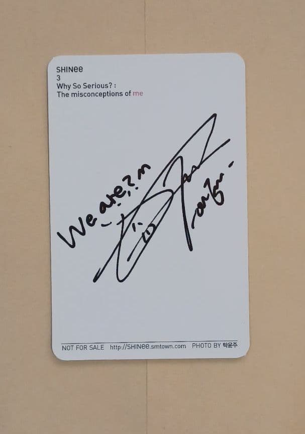 SHINee　オニュ　ポリス　公式トレカ