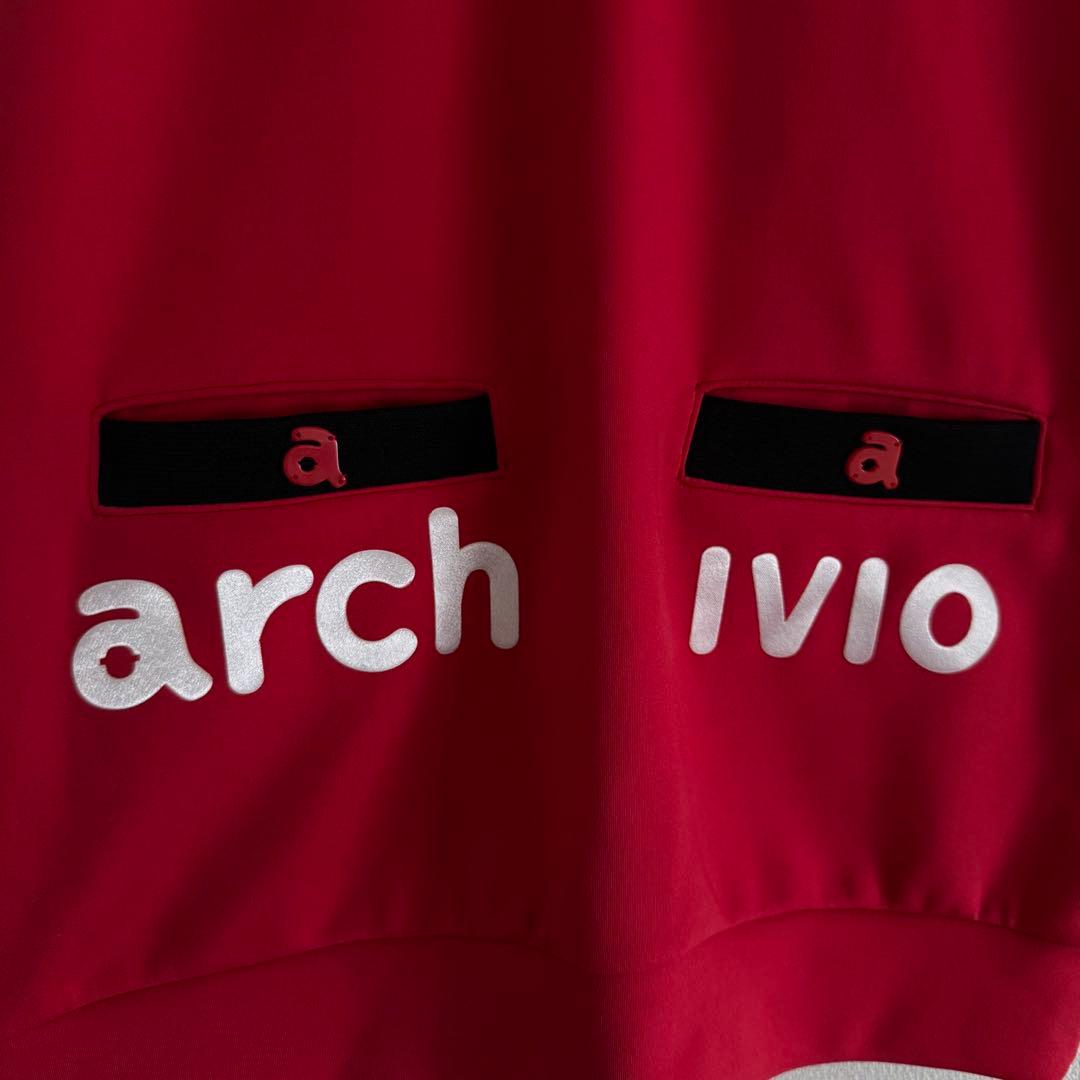 archivio アルチビオ ゴルフ ベスト 赤 オシャレ 38