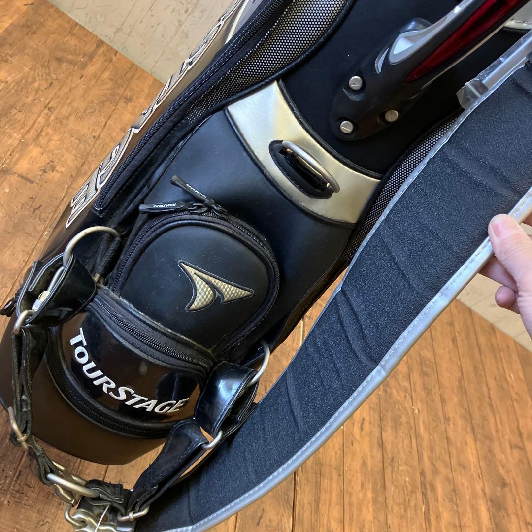 ツアーステージ TOUR STAGE X01 ゴルフバッグ キャディバッグ 収納