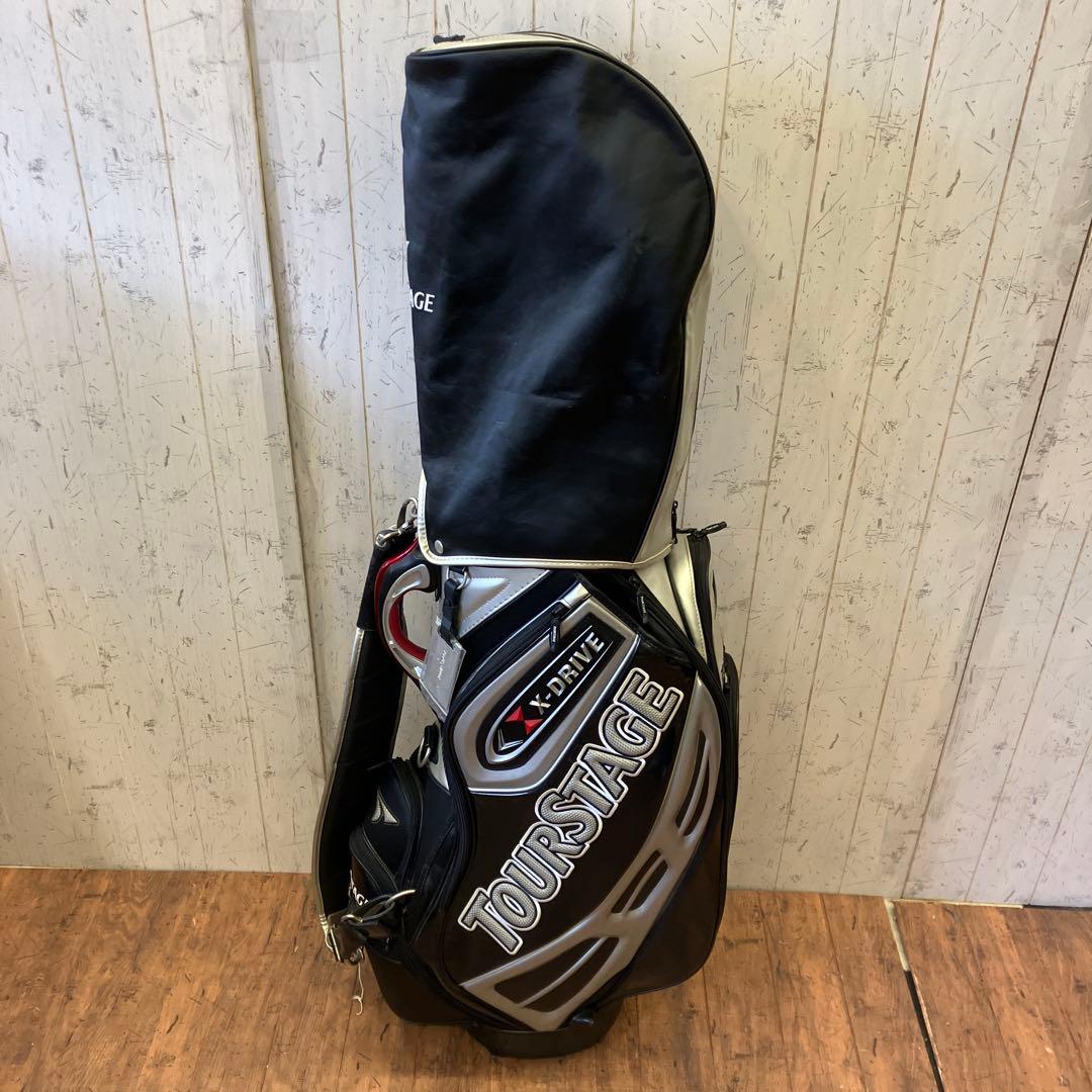 ツアーステージ TOUR STAGE X01 ゴルフバッグ キャディバッグ 収納