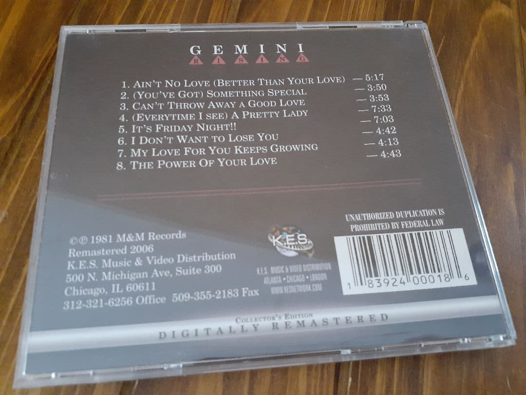 洋楽 Gemini CD Rising