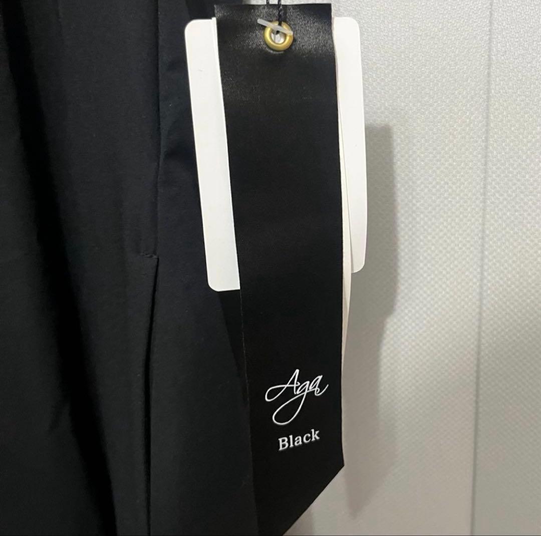 ドーシュ Aga Black 【新品】ヤマダヤアーガ ストレッチワンピース