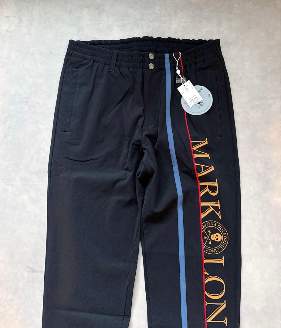 新品 ★ MARK&LONA ジョガーパンツ ジャージー マーク＆ロナ 黒