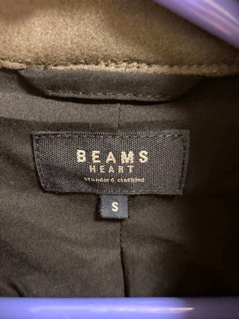 新品未使用　BEAMS オリーブスエードジャケット Sサイズ