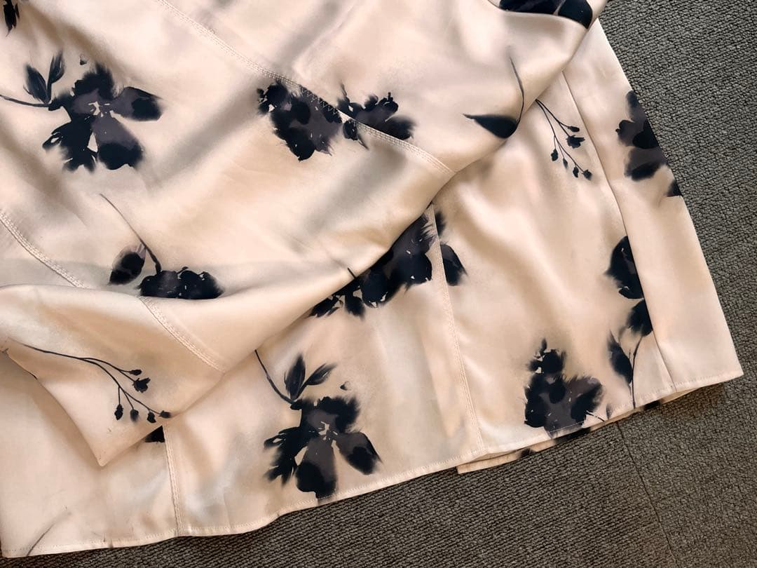 【1度のみ着用】 FRAY I.D ビスチェデザインサテンキャミワンピース M