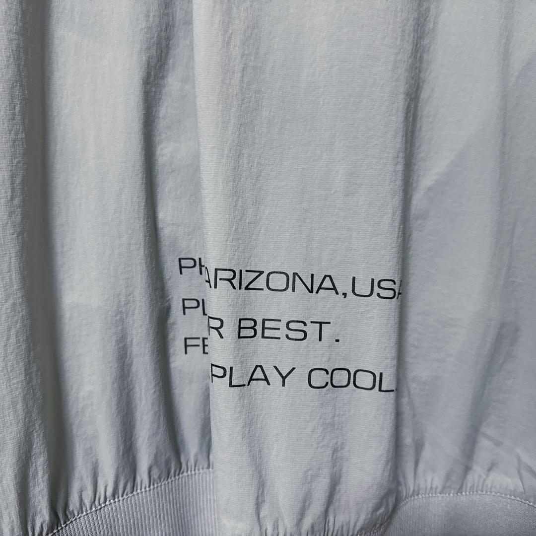 PING ピン ビッグロゴ ナイロン スニード ジャケット 長袖 グレー L