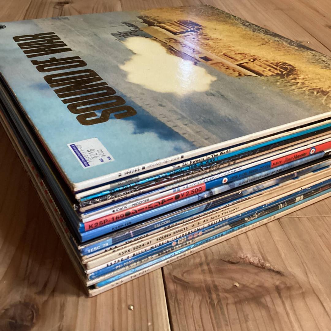 ミリタリー　レコード19枚　re0209-31 飛行機　軍歌　ゼロ戦