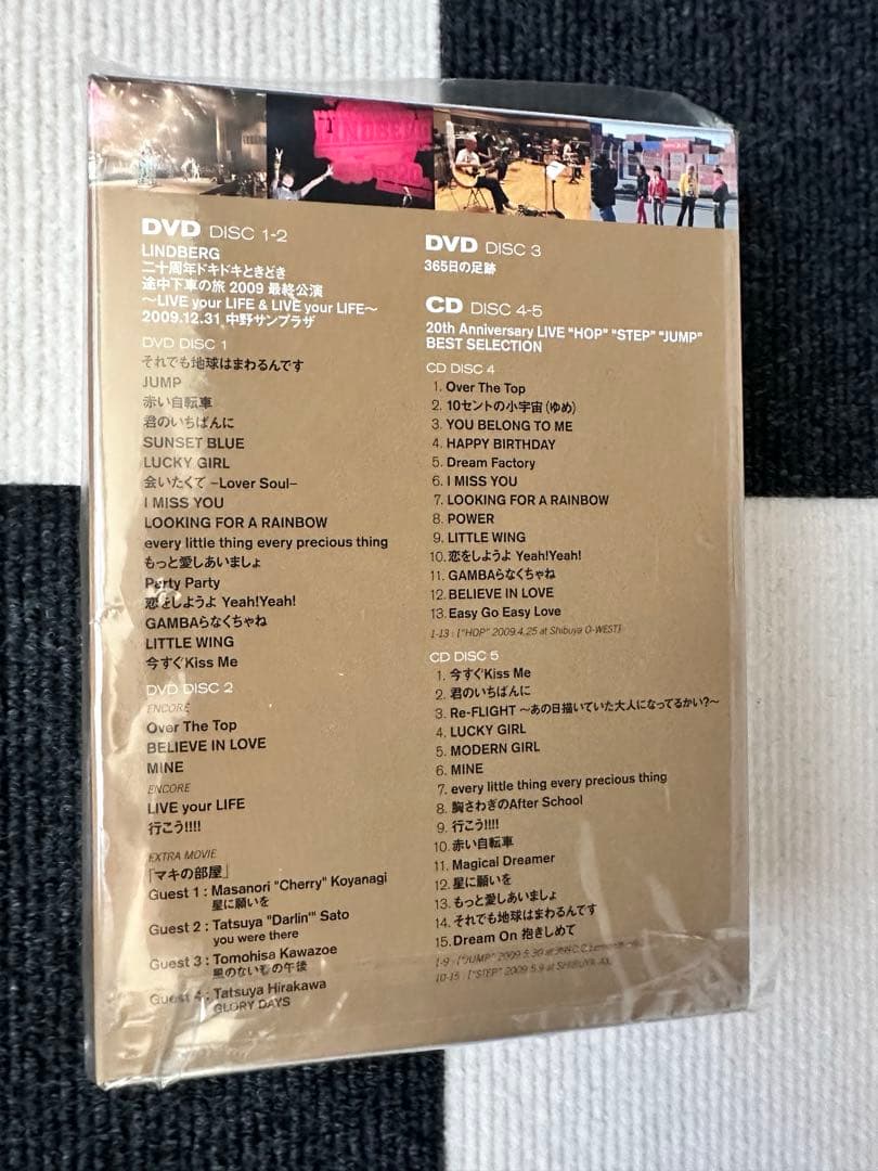 LINDBARGリンドバーグ20th記念!DVD+CD豪華5枚セット