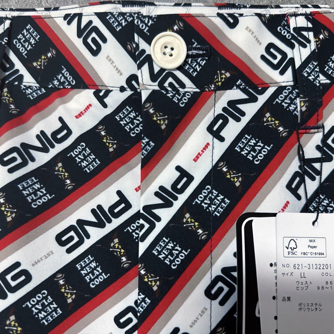 【新品】 PING ピン ハーフ パンツ ゴルフウェア メンズ タグ付き 総柄