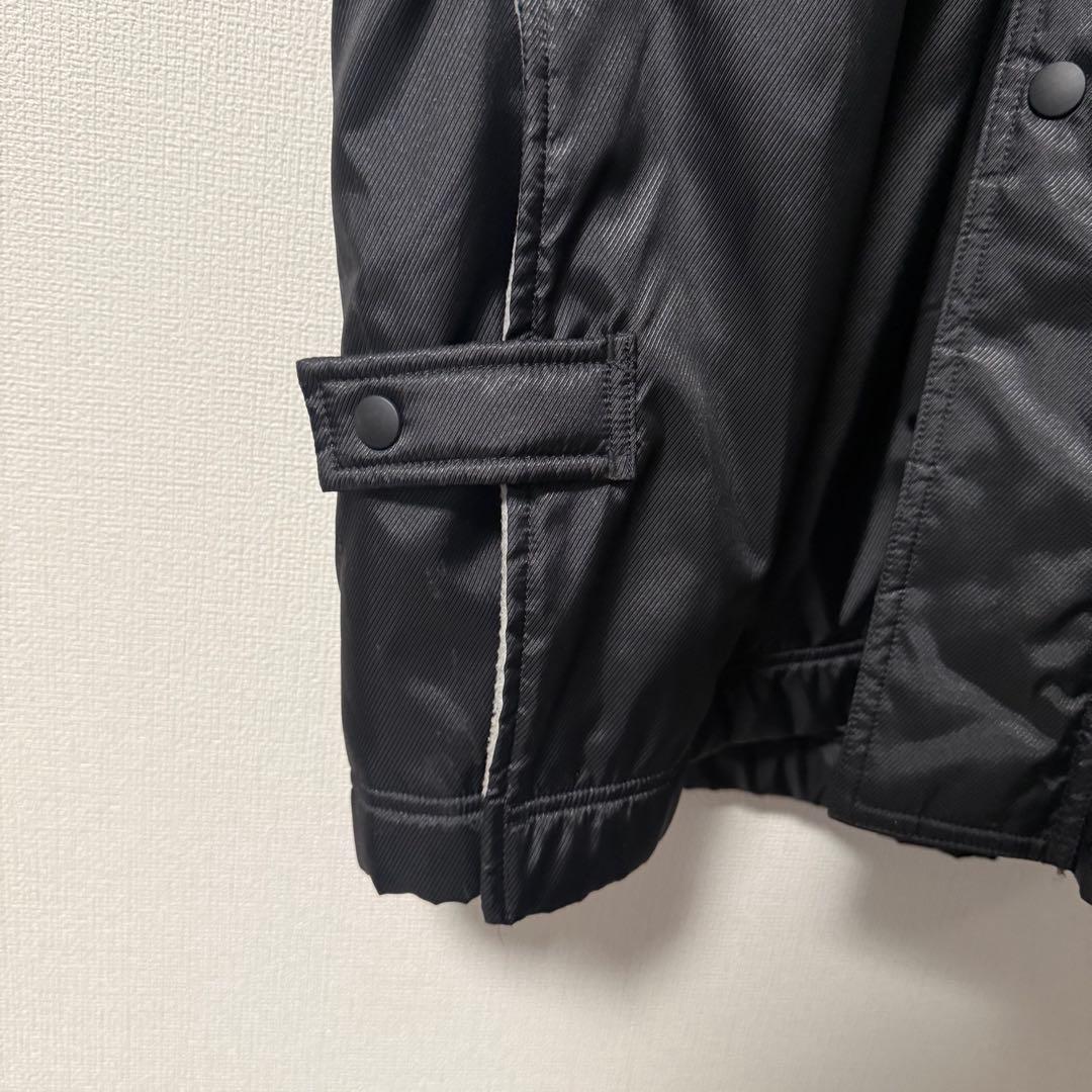 美品 NIKE ナイキ ボア フリース ロング ベンチコート フード付き M 黒