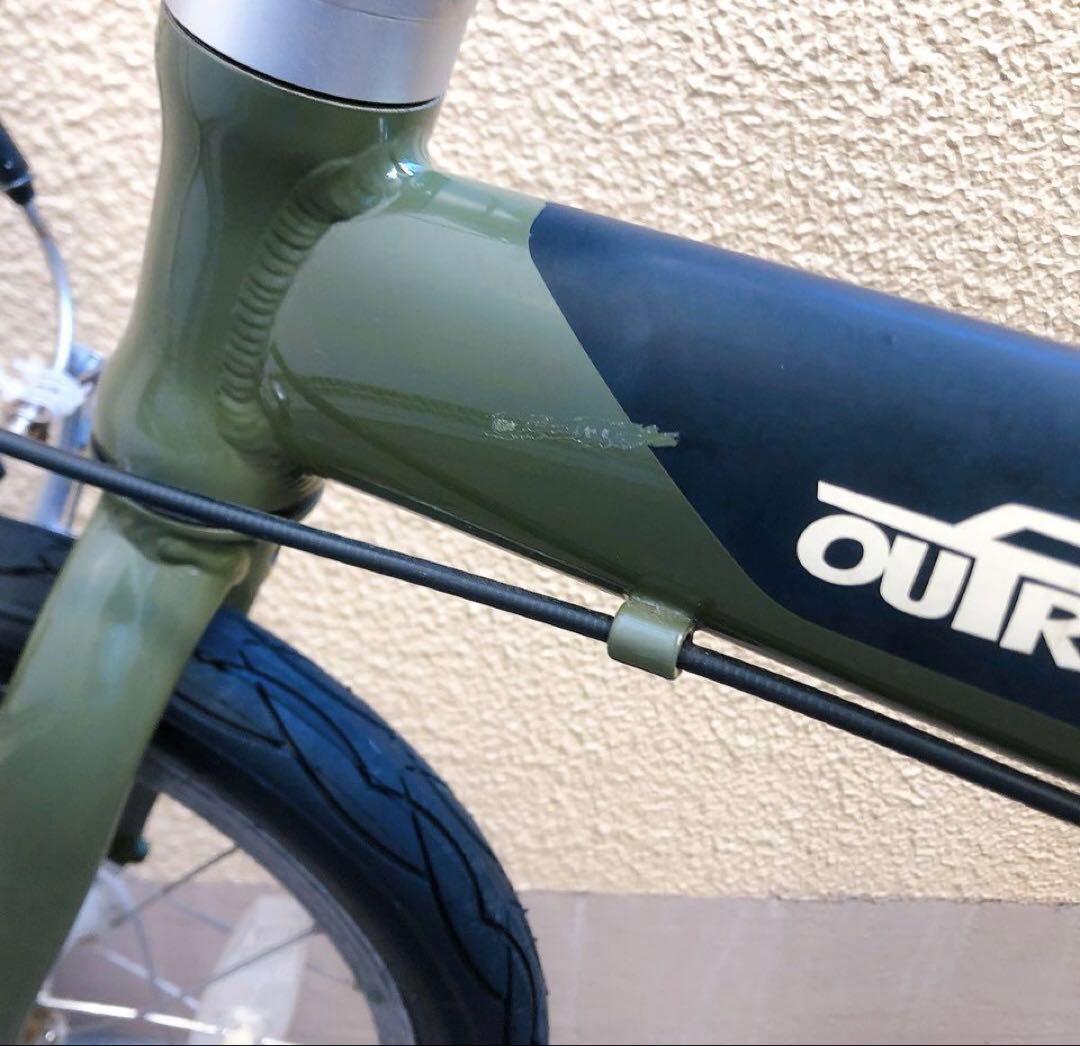 送料込み!修理できる方向き! アウトランク 折りたたみ自転車 携行バッグ付