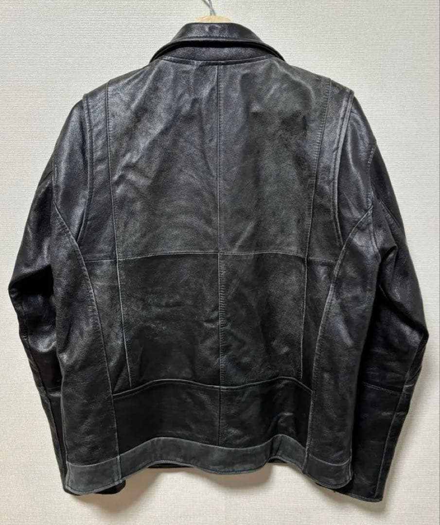 【本革・XLサイズ】SHIMOKITAZAWA RINGO ダブルライダース