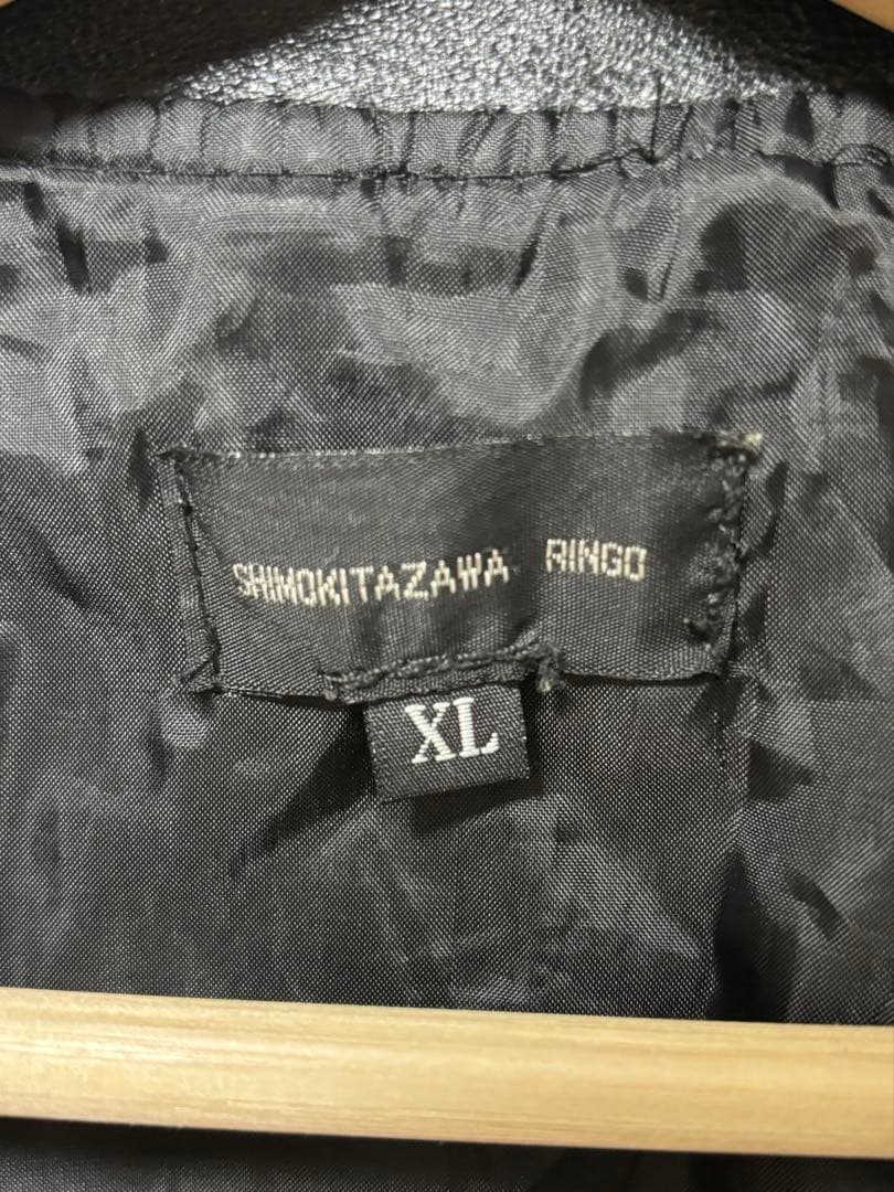 【本革・XLサイズ】SHIMOKITAZAWA RINGO ダブルライダース