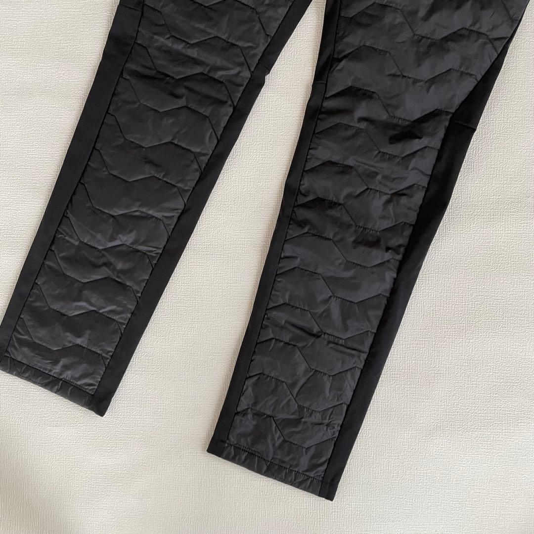 プーマ 上下 L ハイブリッドニットジャケット ファブリックミックスパンツ 黒