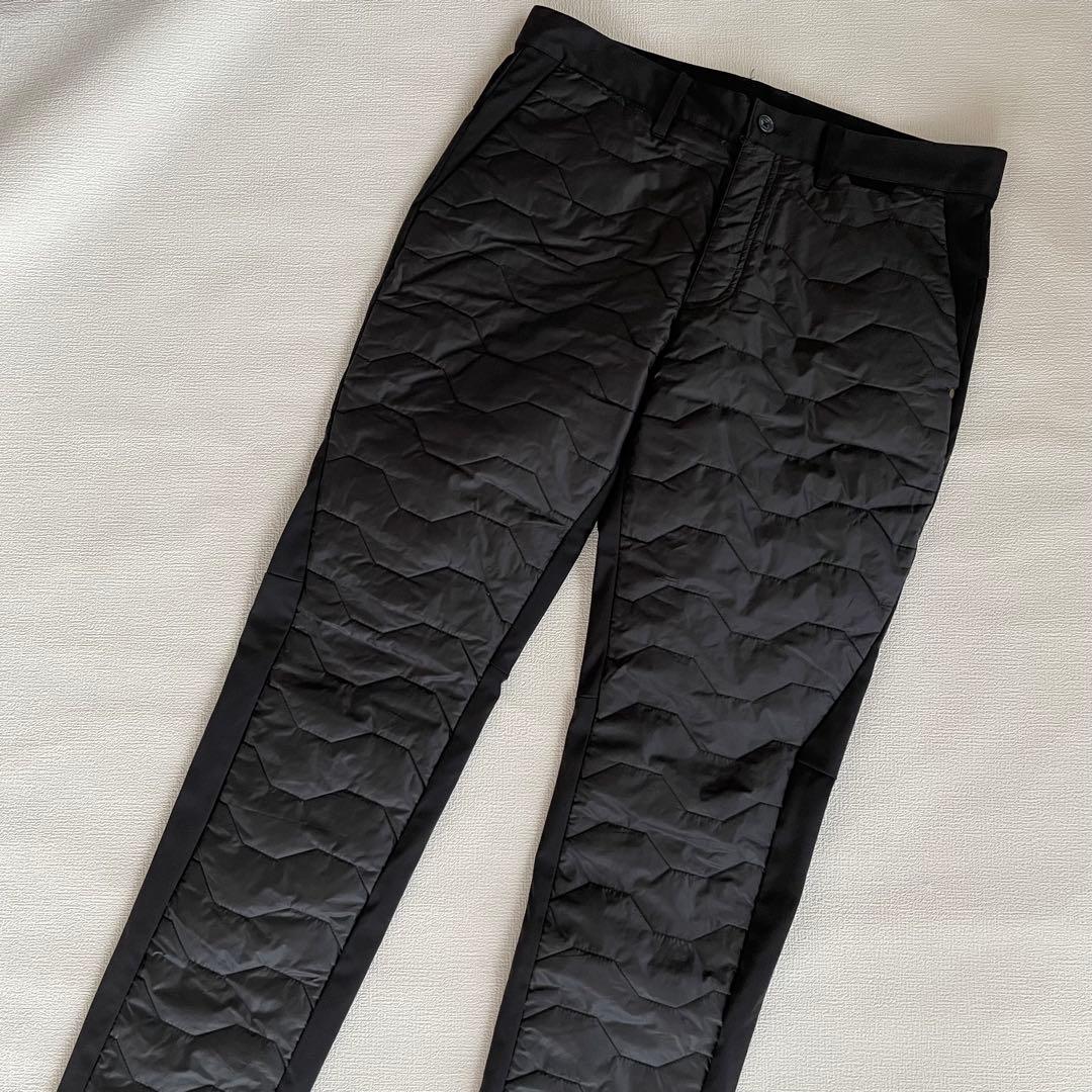 プーマ 上下 L ハイブリッドニットジャケット ファブリックミックスパンツ 黒