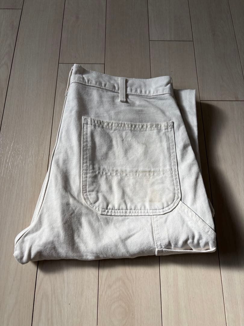 パ*ト様 【300円スタート】　カーハート　ダブルニー　ホワイトペインター　US